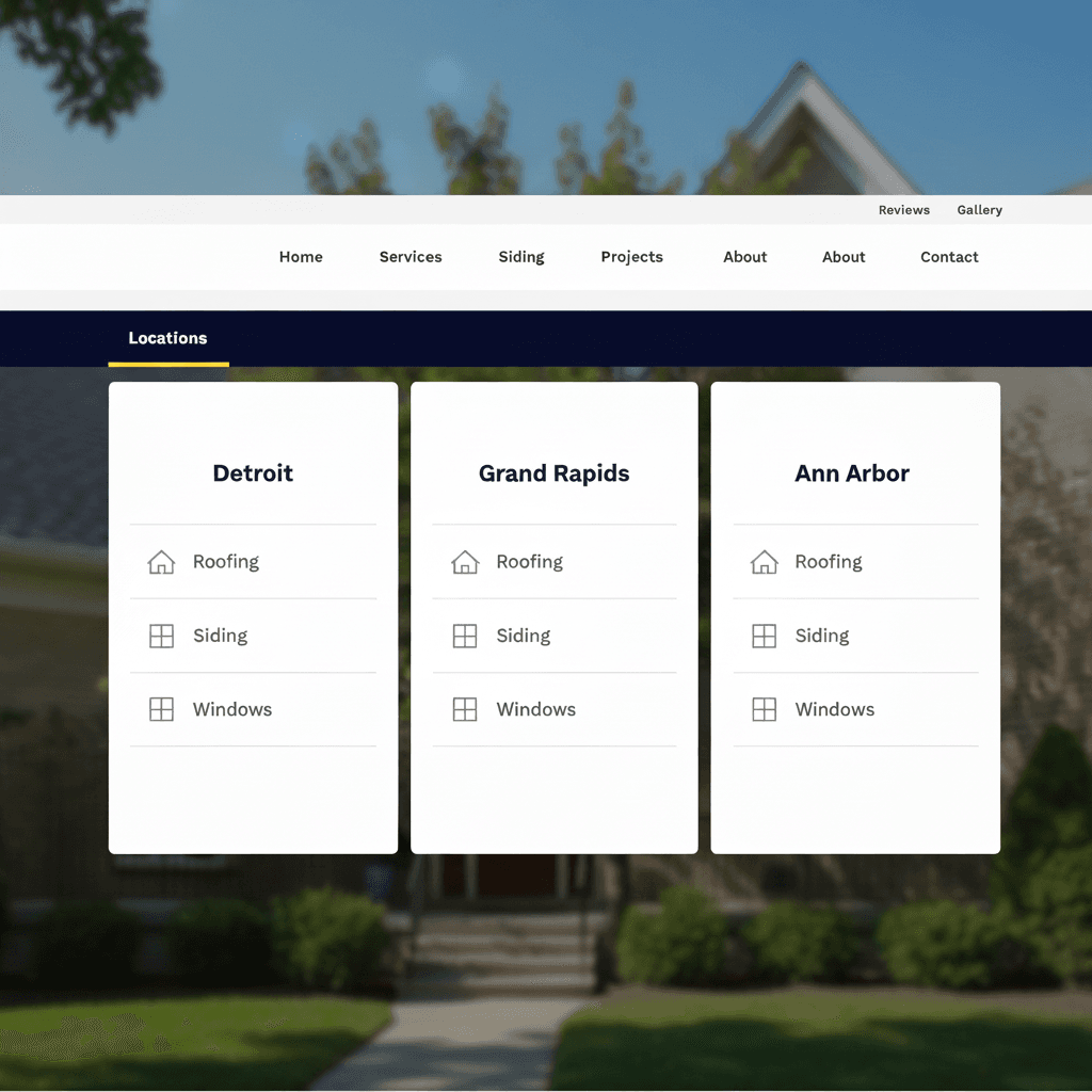 Multi-Location Website Functionality