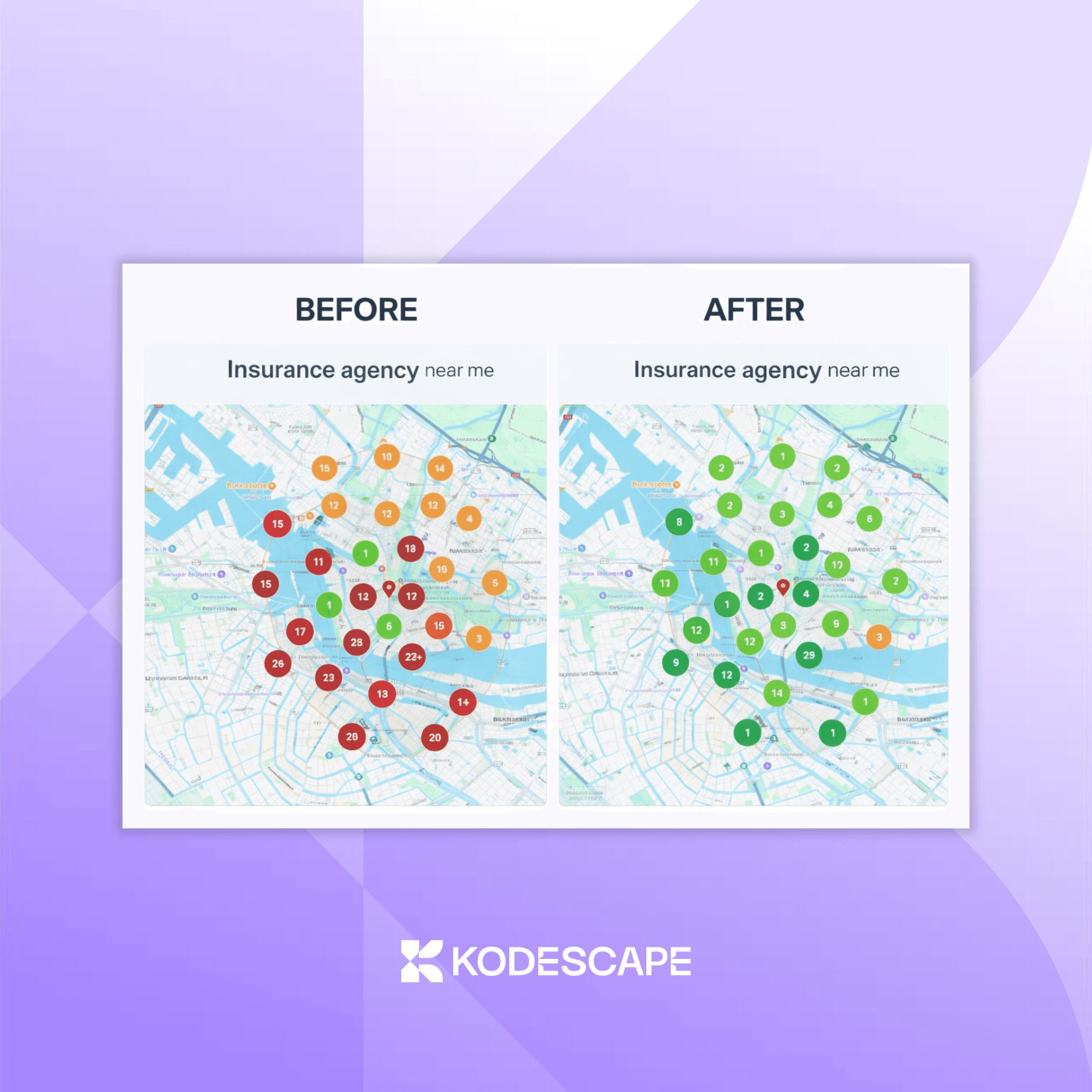 Local Search Dominance and Lead Growth via GBP